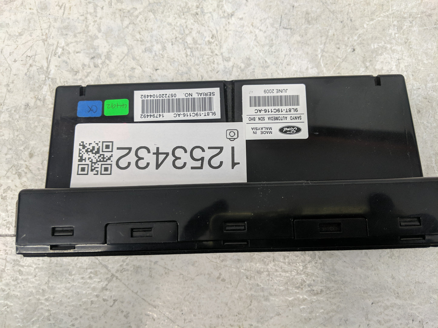 2009-2011 Mercury Mariner Radio AM FM Cd Player Receiver Replacement P/N:9L8T-19C116-AC Fits Fits 2009 2010 2011 2012 OEM Us
