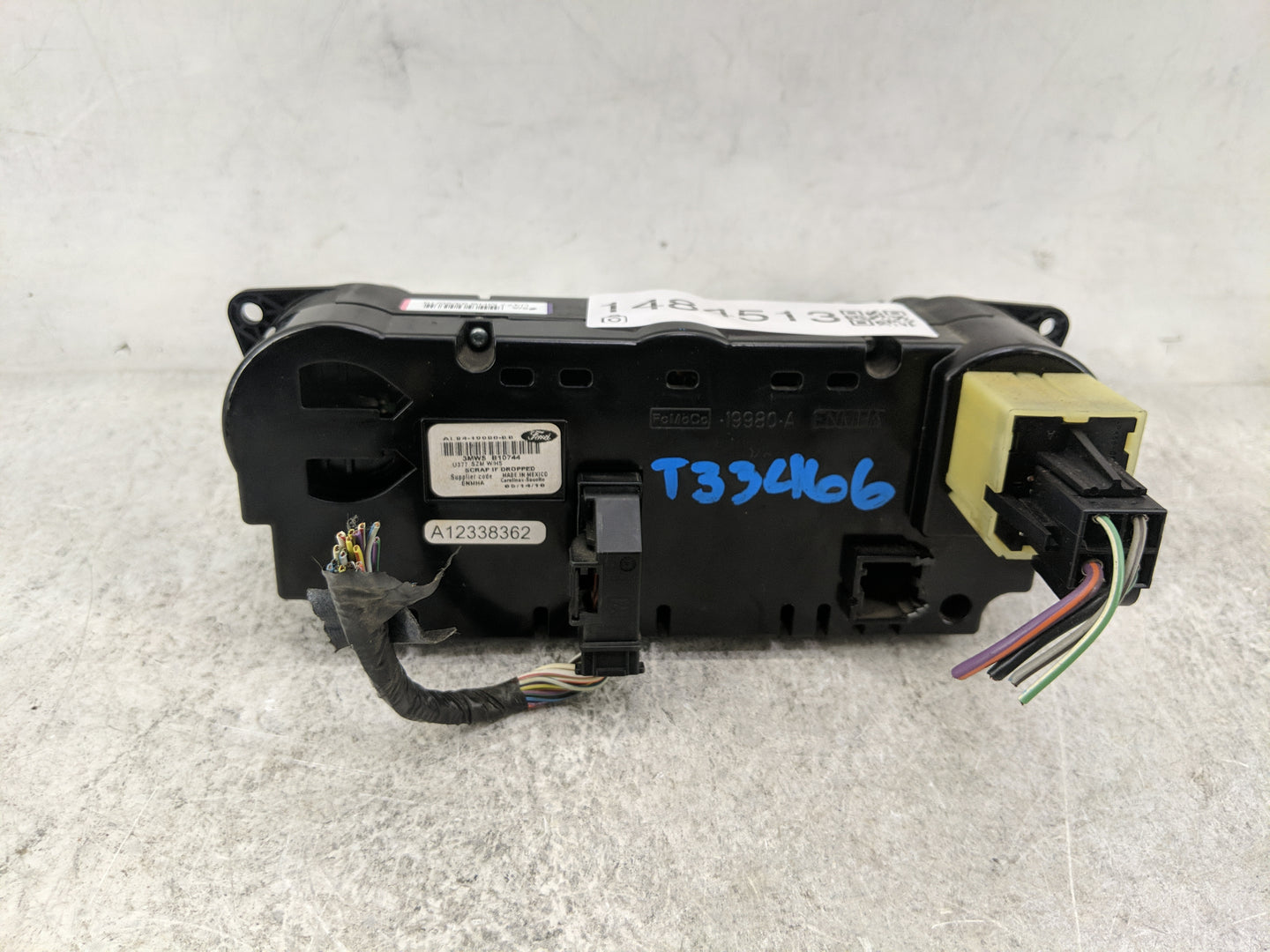 2010-2011 Mercury Mariner Climate Control Module Temperature AC/Heater Replacement P/N:AL84-19980-BB AL8419980BB Fits OEM Us