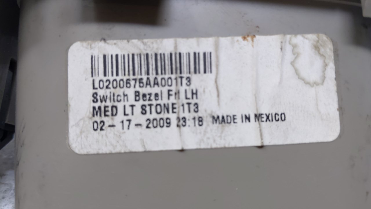 2010 Mercury Mercury Master Power Window Switch Replacement Driver Side Left P/N:9E5T-14540-AAW Fits OEM Used Auto Parts - O