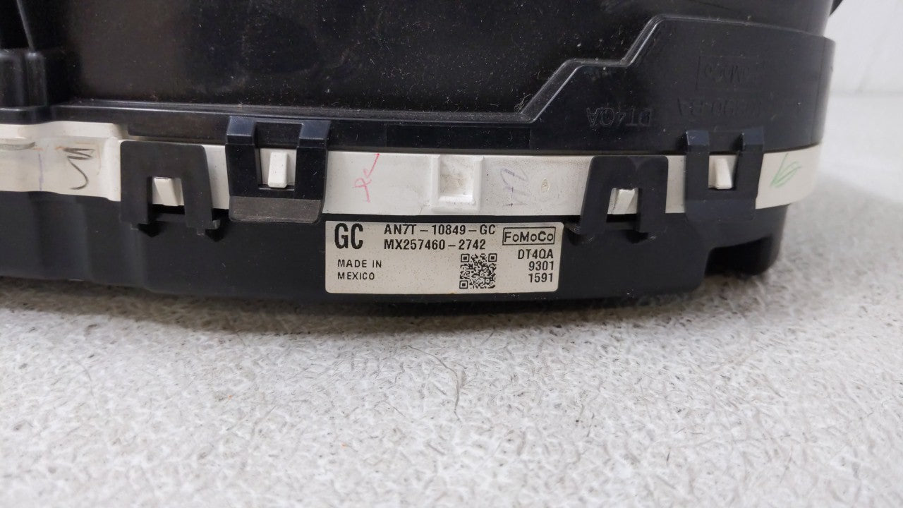 2010 Mercury Milan Instrument Cluster Speedometer Gauges P/N:AN7T-10849-CC Fits OEM Used Auto Parts - Oemusedautoparts1.com