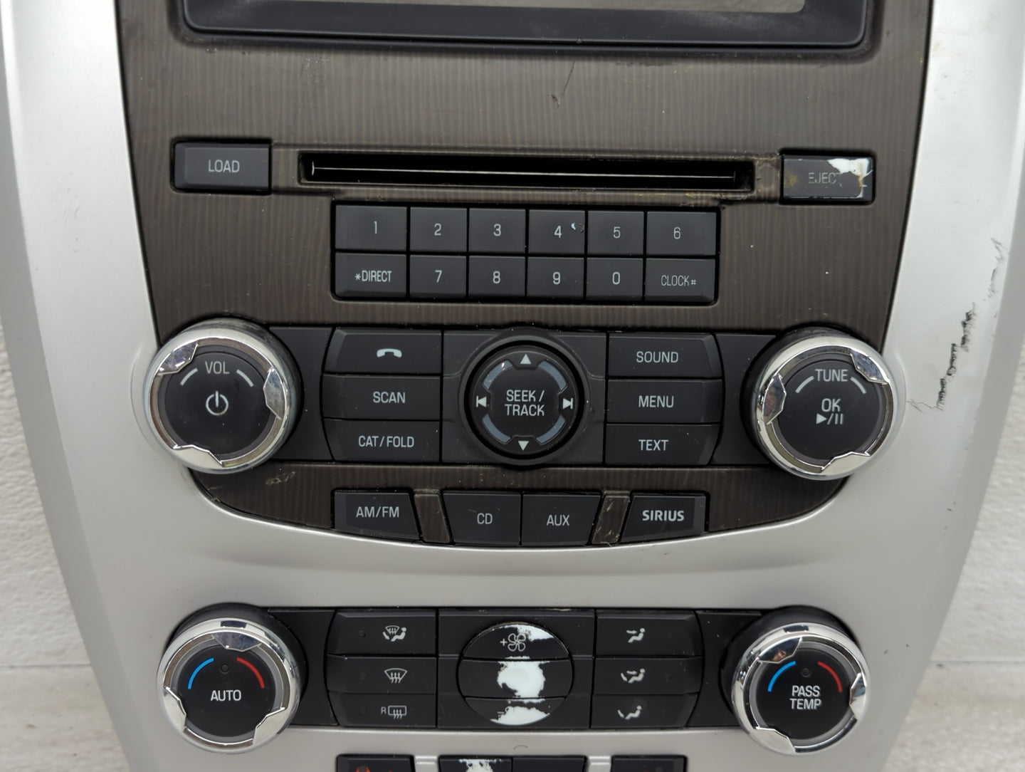 2010-2011 Mercury Milan Radio Control Panel - Oemusedautoparts1.com