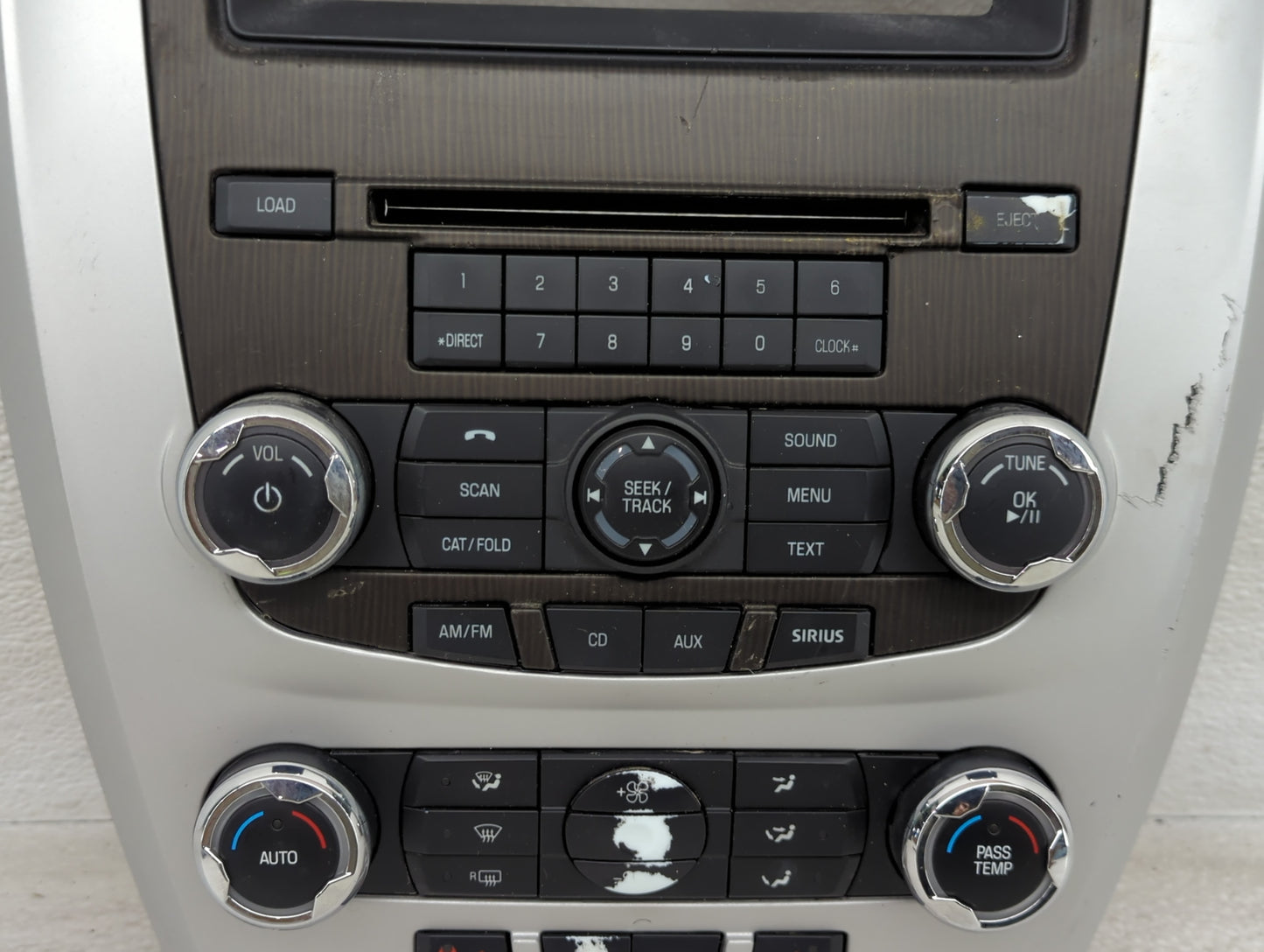 2010-2011 Mercury Milan Radio Control Panel - Oemusedautoparts1.com