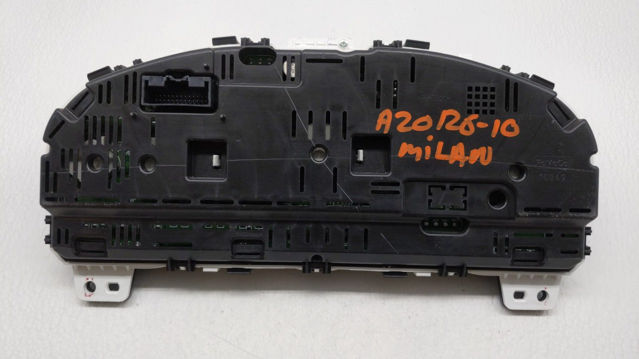 2010 Mercury Milan Instrument Cluster Speedometer Gauges P/N:AN7T-10849-CE AN7T-10849-CC Fits OEM Used Auto Parts - Oemuseda
