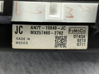 2010 Mercury Milan Instrument Cluster Speedometer Gauges P/N:AN7T-10849-JC Fits OEM Used Auto Parts - Oemusedautoparts1.com