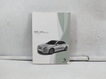 2010 Mercury Milan Owners Manual Book Guide P/N:AN7J 19A321 AB OEM Used Auto Parts - Oemusedautoparts1.com