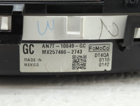 2010 Mercury Milan Instrument Cluster Speedometer Gauges P/N:AN7T-10849-GC Fits OEM Used Auto Parts - Oemusedautoparts1.com