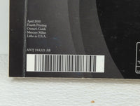 2010 Mercury Milan Owners Manual Book Guide OEM Used Auto Parts - Oemusedautoparts1.com