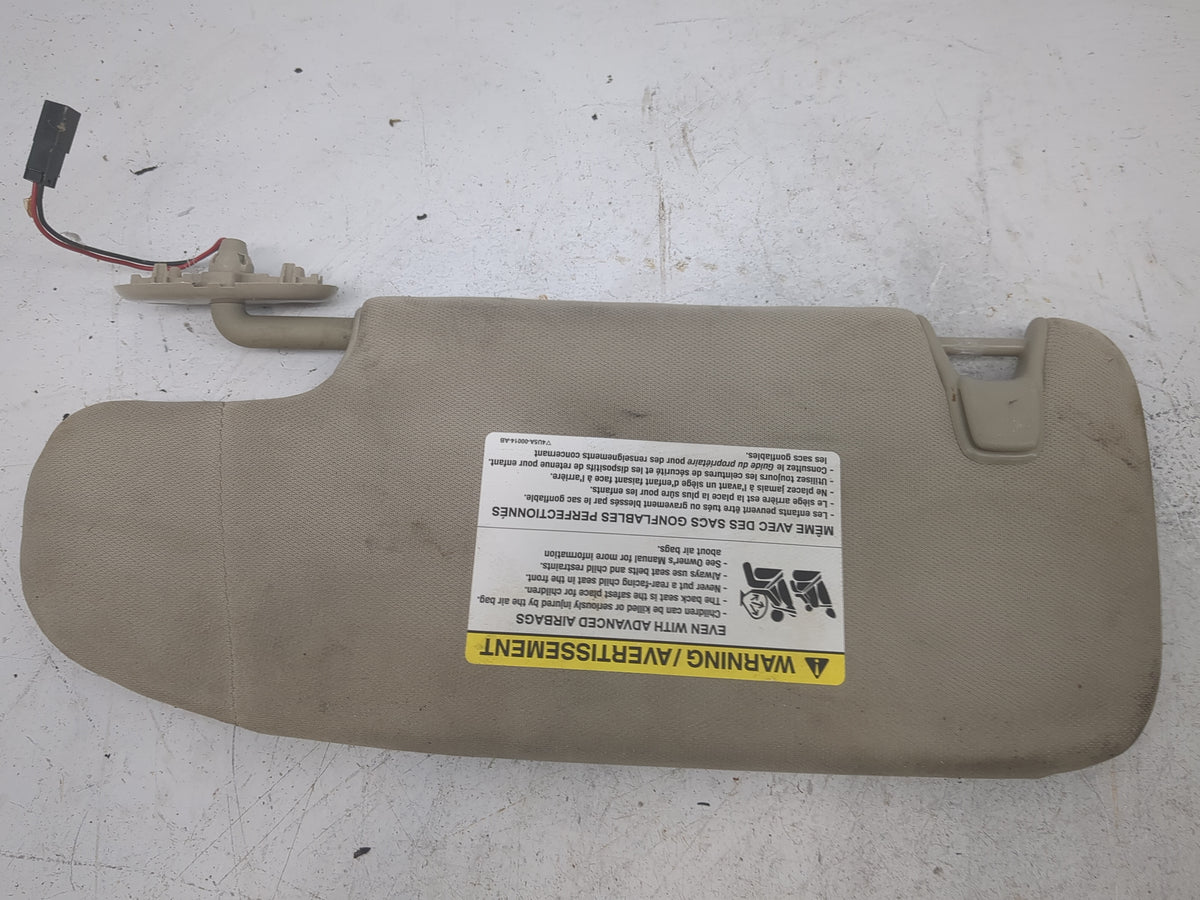 2010-2011 Mercury Milan Sun Visor Shade Replacement Passenger Right Mirror Fits Fits 2010 2011 2012 OEM Used Auto Parts - Oe