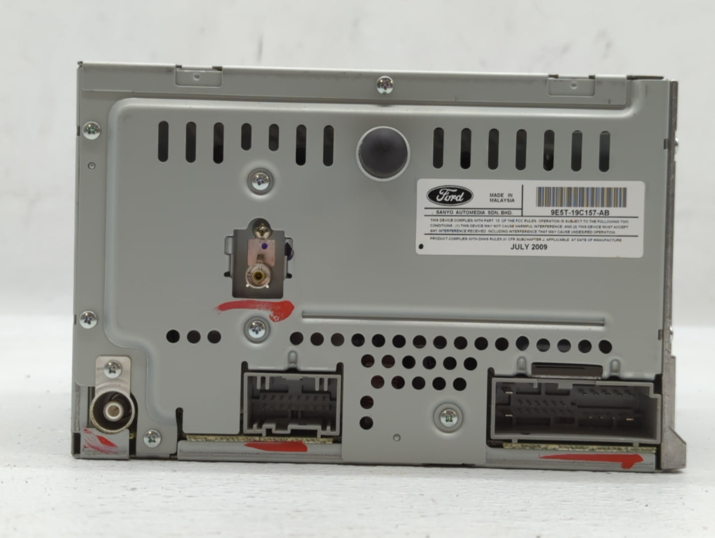 2010 Mercury Milan Radio AM FM Cd Player Receiver Replacement P/N:9E5T-19C157-AB Fits OEM Used Auto Parts - Oemusedautoparts