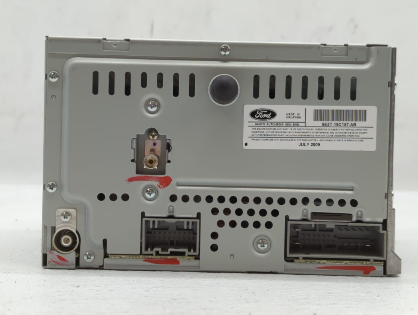 2010 Mercury Milan Radio AM FM Cd Player Receiver Replacement P/N:9E5T-19C157-AB Fits OEM Used Auto Parts - Oemusedautoparts