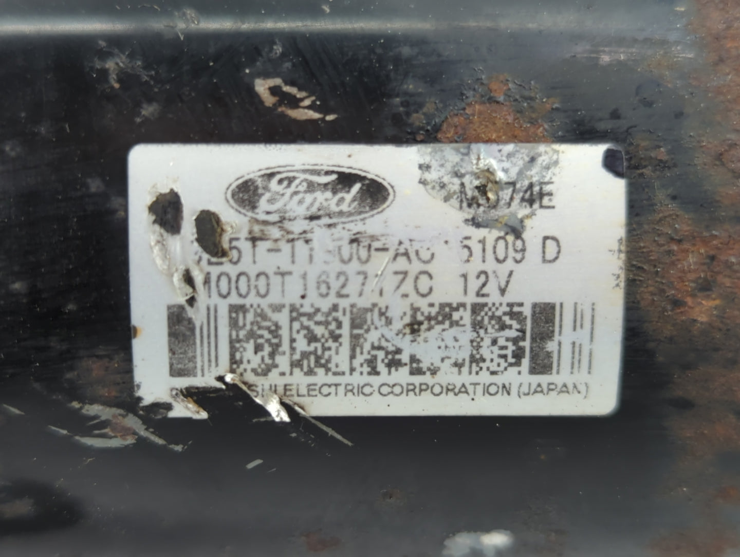 2010-2011 Mercury Milan Car Starter Motor Solenoid OEM P/N:M000T16271ZC Fits Fits 2010 2011 2012 OEM Used Auto Parts - Oemus