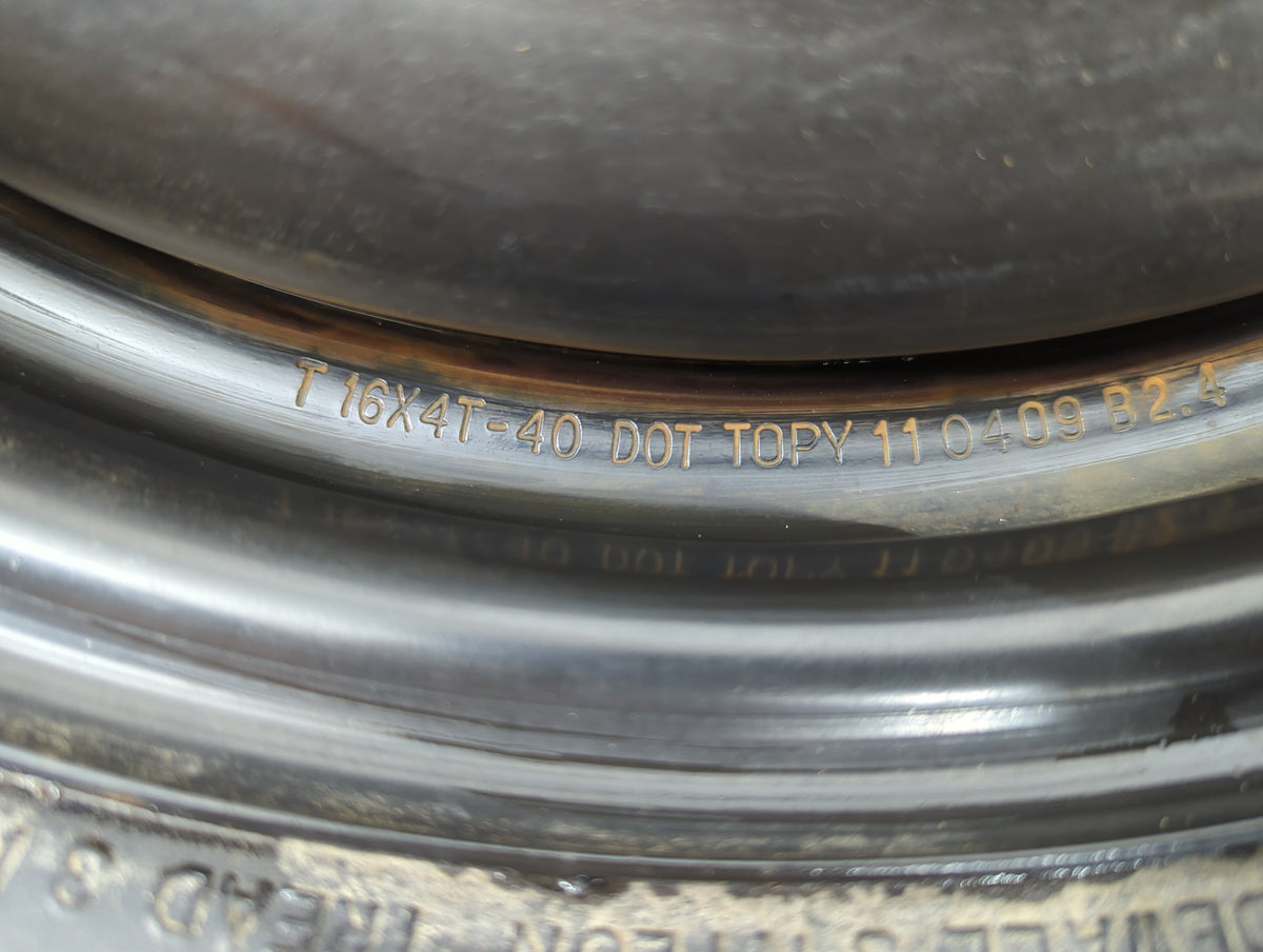 2010 Mercury Milan Spare Donut Tire Wheel Rim Oem 822284 - Oemusedautoparts1.com