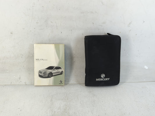 2010 Mercury Milan Owners Manual Book Guide P/N:AN7J 19A321 AB OEM Used Auto Parts - Oemusedautoparts1.com