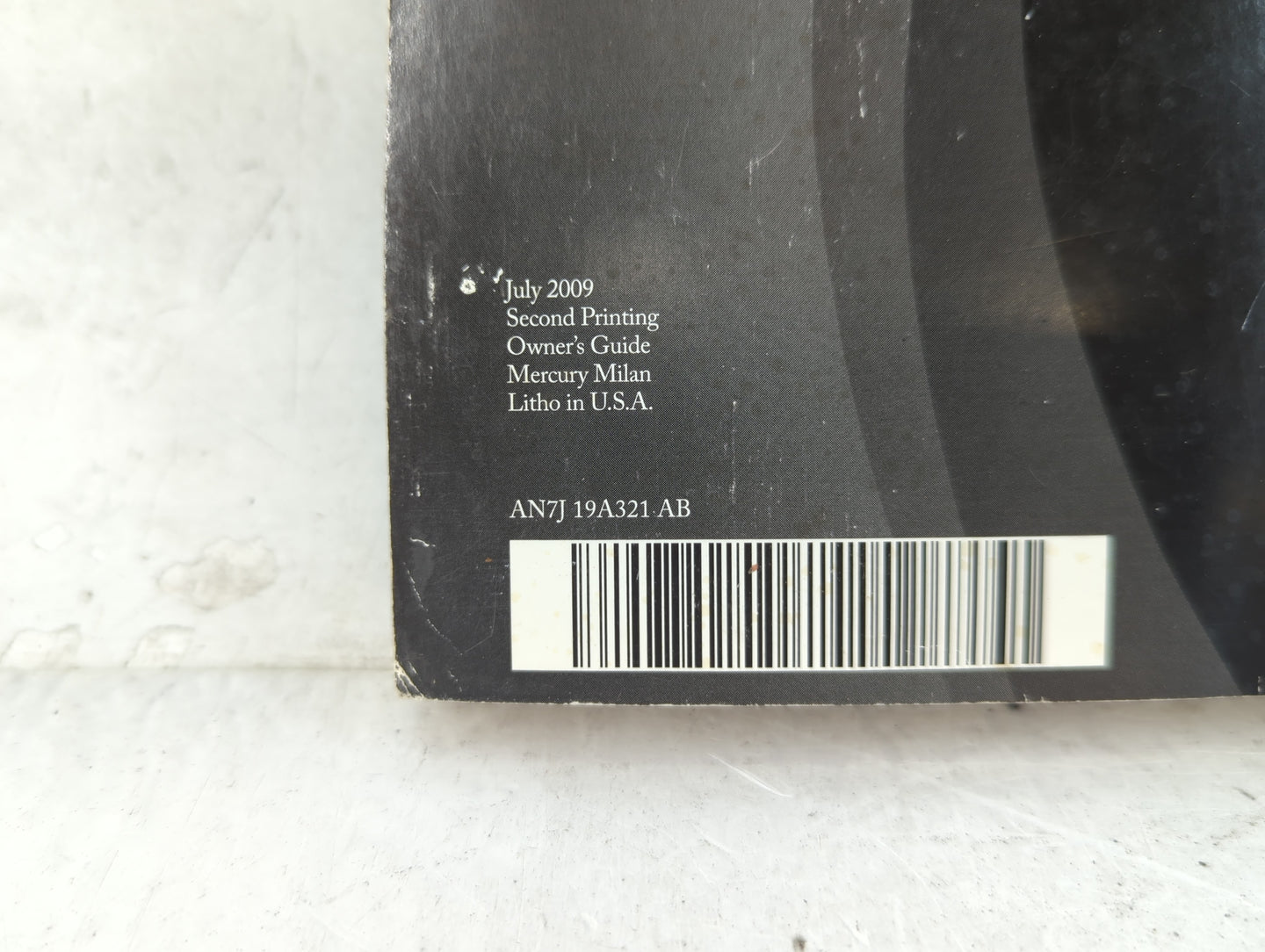 2010 Mercury Milan Owners Manual Book Guide P/N:AN7J 19A321 AB OEM Used Auto Parts - Oemusedautoparts1.com