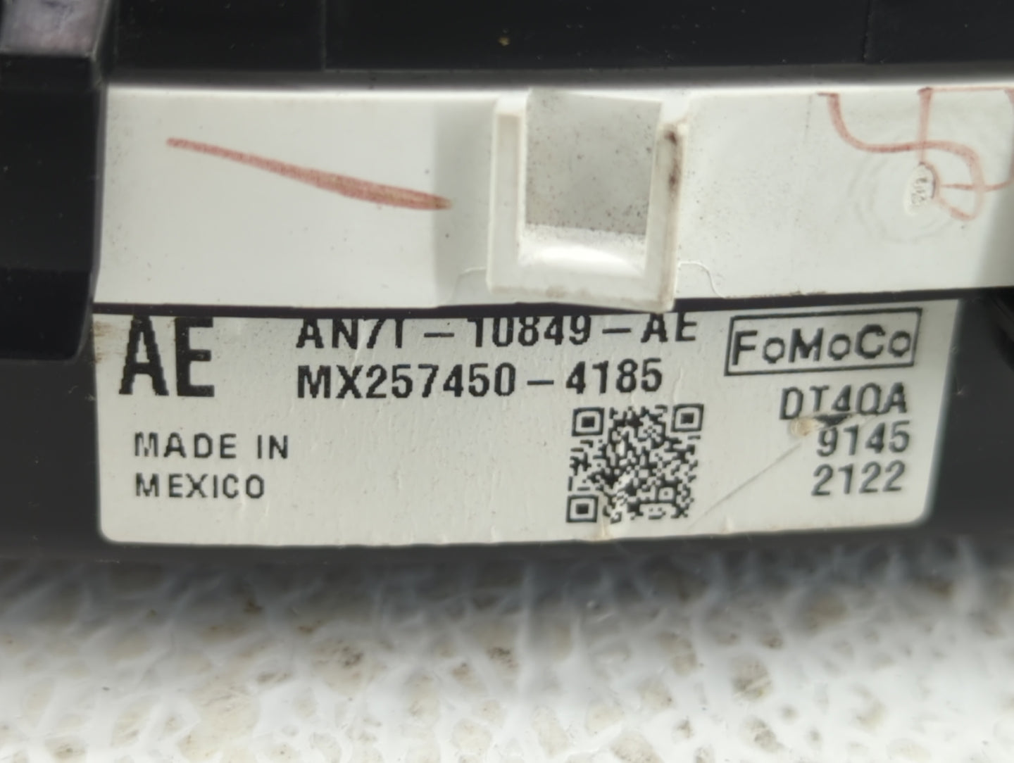 2010 Mercury Milan Instrument Cluster Speedometer Gauges P/N:AN7T-10849-AE AN7T-10849-GC Fits OEM Used Auto Parts - Oemuseda