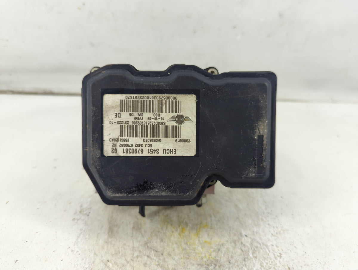 2009-2010 Mini Cooper Anti-Lock Brake ABS Pump Module Actuator OEM P/N:15803120AD 3451 6790381 02, EHCU Fits Fits 2009 2010 
