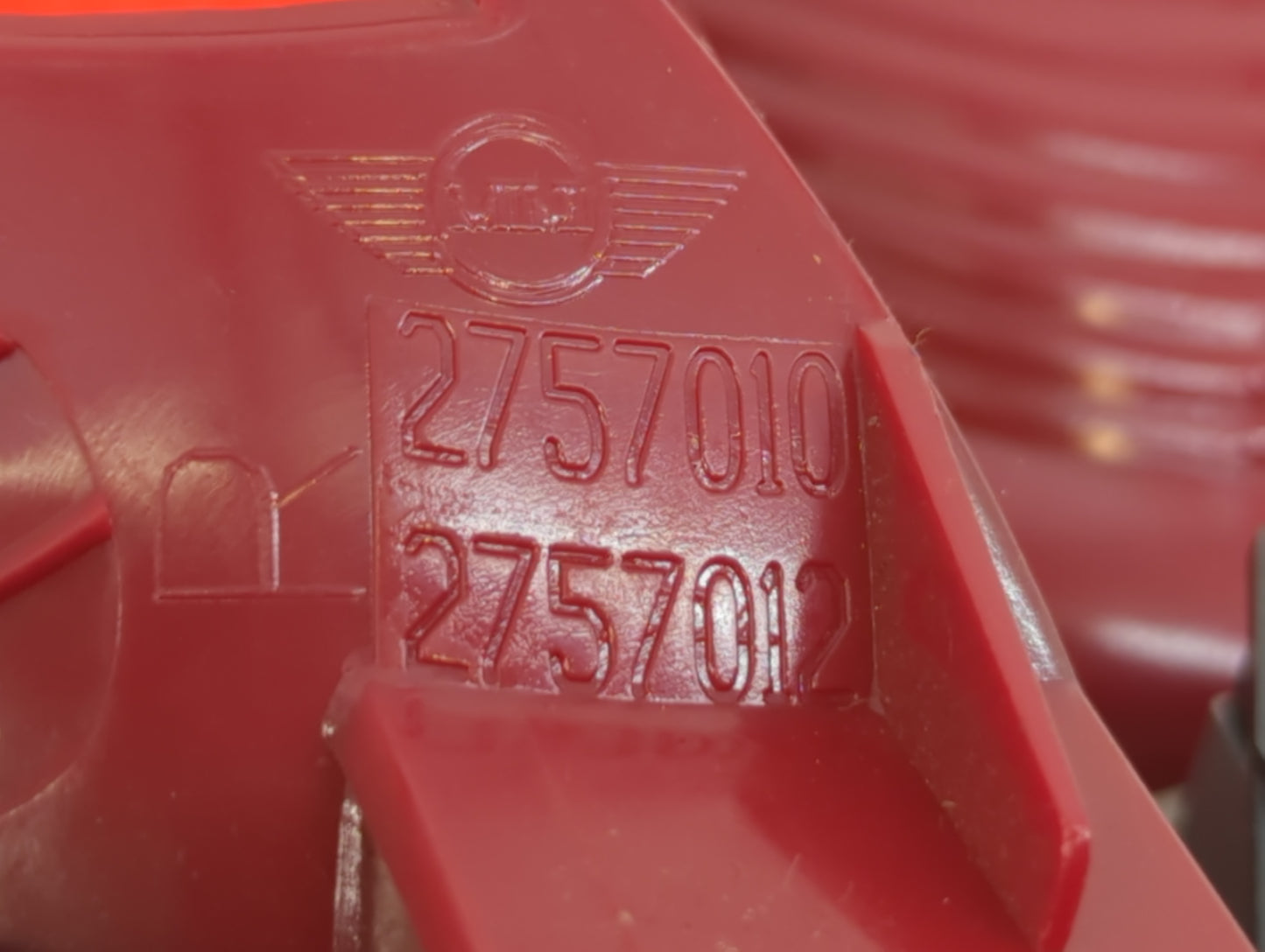 2010 Mini Cooper Tail Light Assembly Passenger Right OEM P/N:2757010 Fits OEM Used Auto Parts - Oemusedautoparts1.com