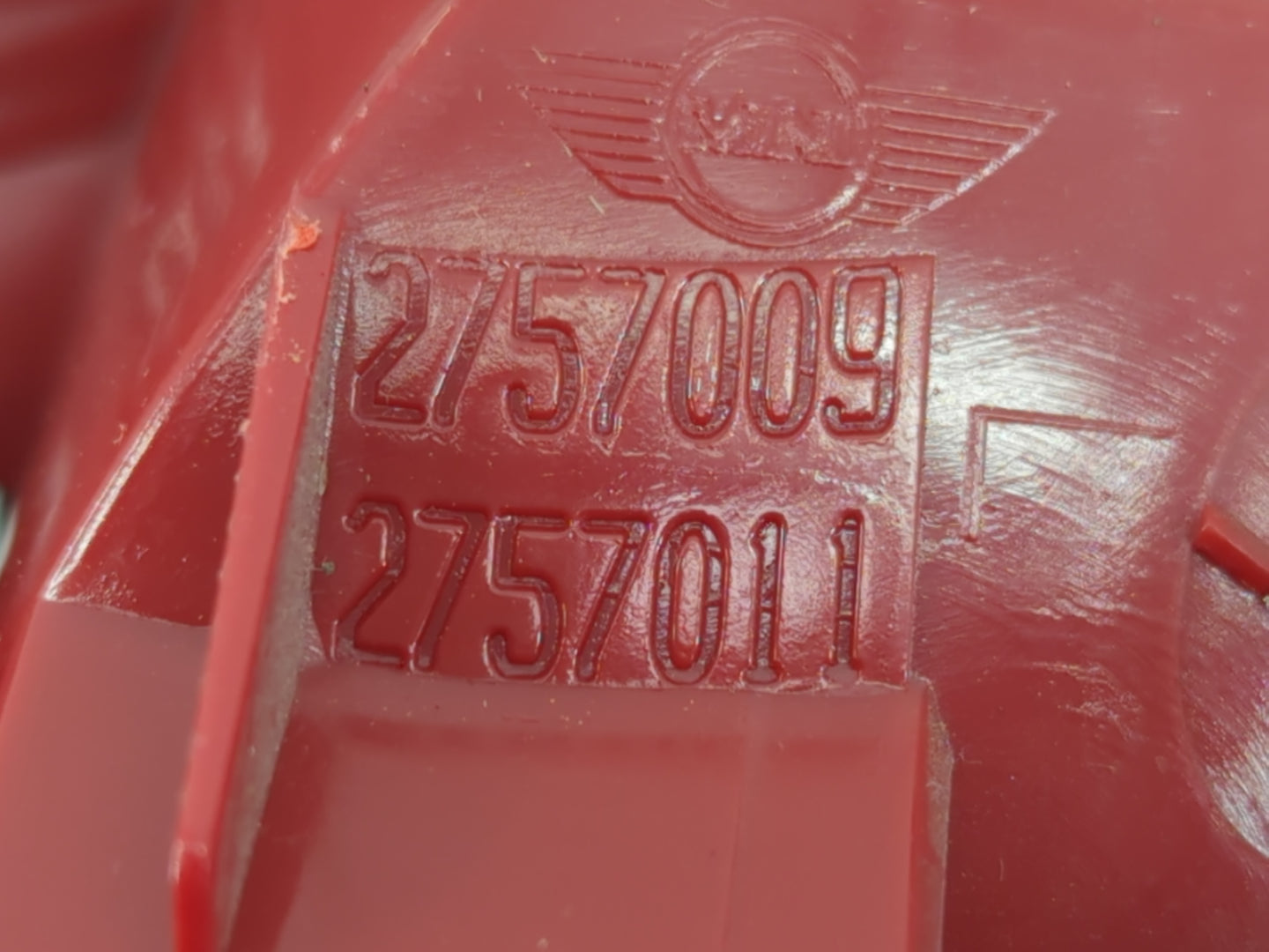 2010 Mini Cooper Tail Light Assembly Driver Left OEM P/N:2757011 2787009 Fits OEM Used Auto Parts - Oemusedautoparts1.com