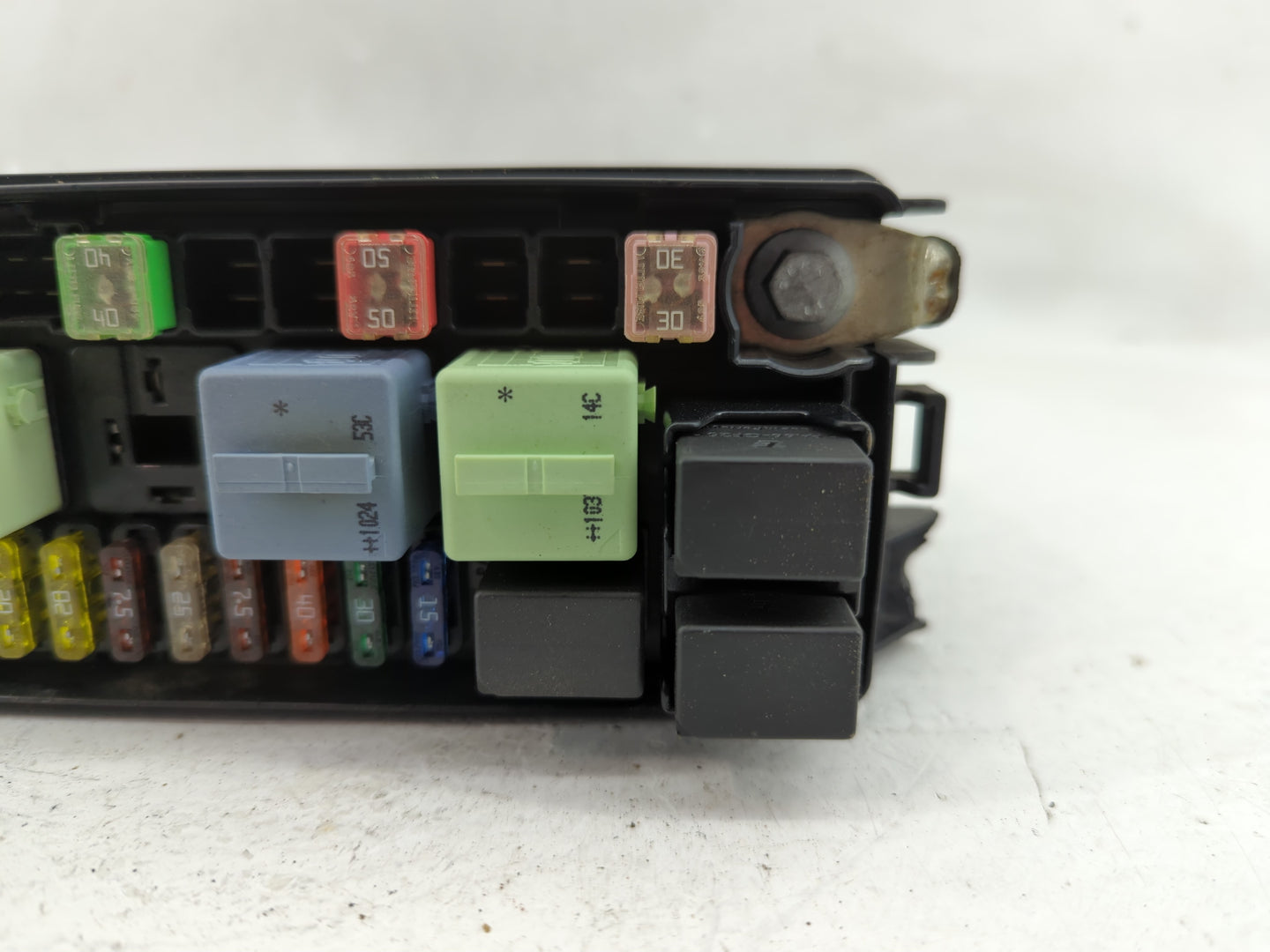2010-2011 Mini Cooper Fusebox Fuse Box Panel Relay Module P/N:9213374-01 9213372-01 Fits Fits 2010 2011 OEM Used Auto Parts 