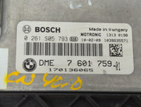2009-2010 Mini Cooper PCM Engine Control Computer ECU ECM PCU OEM P/N:0261S05793 DME7601759-01, 170136065 Fits Fits 2009 201