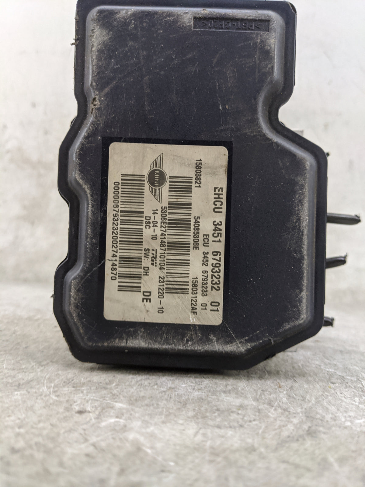 2010 Mini Cooper Anti-Lock Brake ABS Pump Module Actuator OEM P/N:34516793232 34526793233, 15803821, 54085306E, 15803122AF F