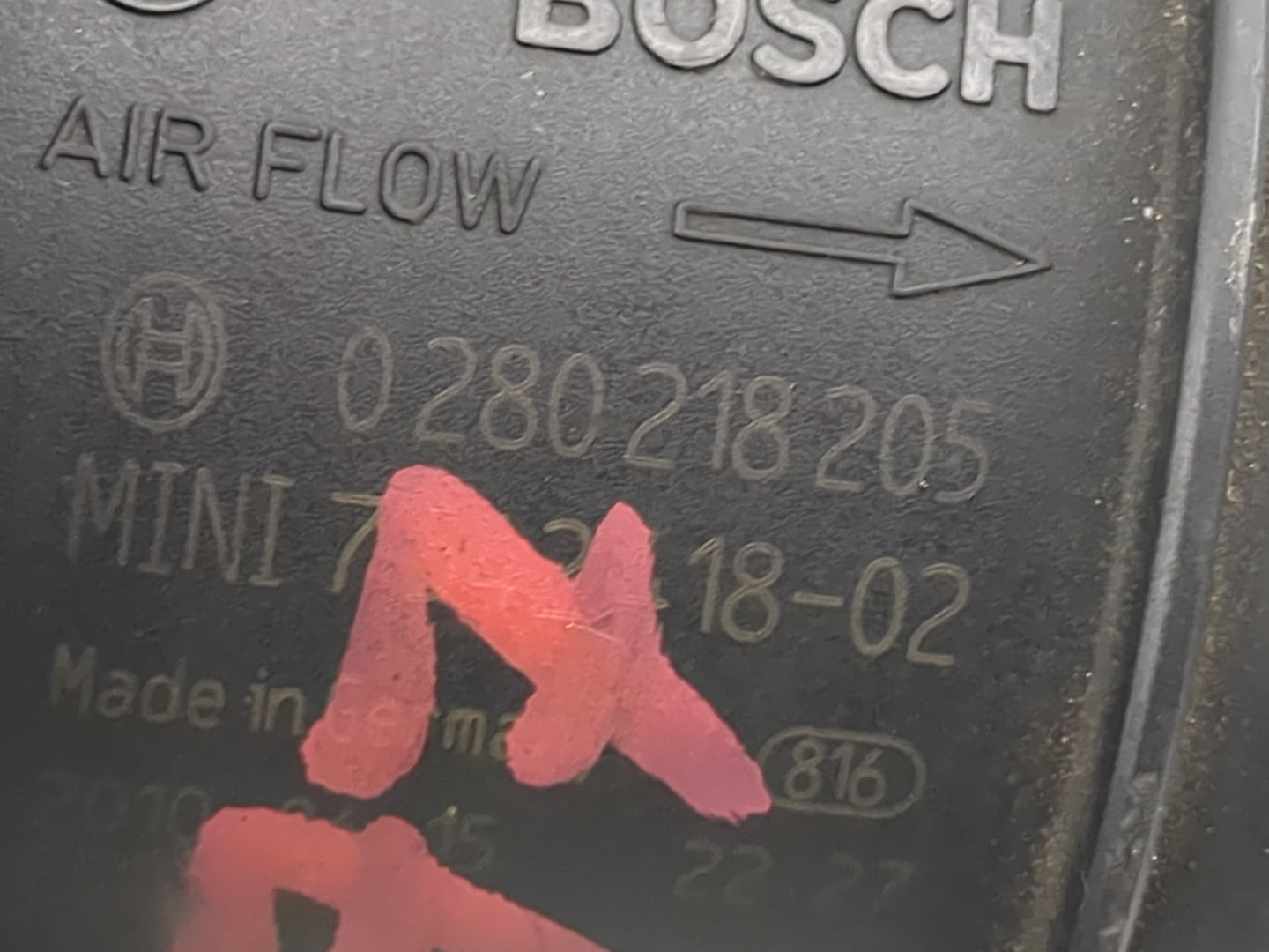 2008-2010 Mini Cooper Mass Air Flow Meter Maf 1485826 - Oemusedautoparts1.com