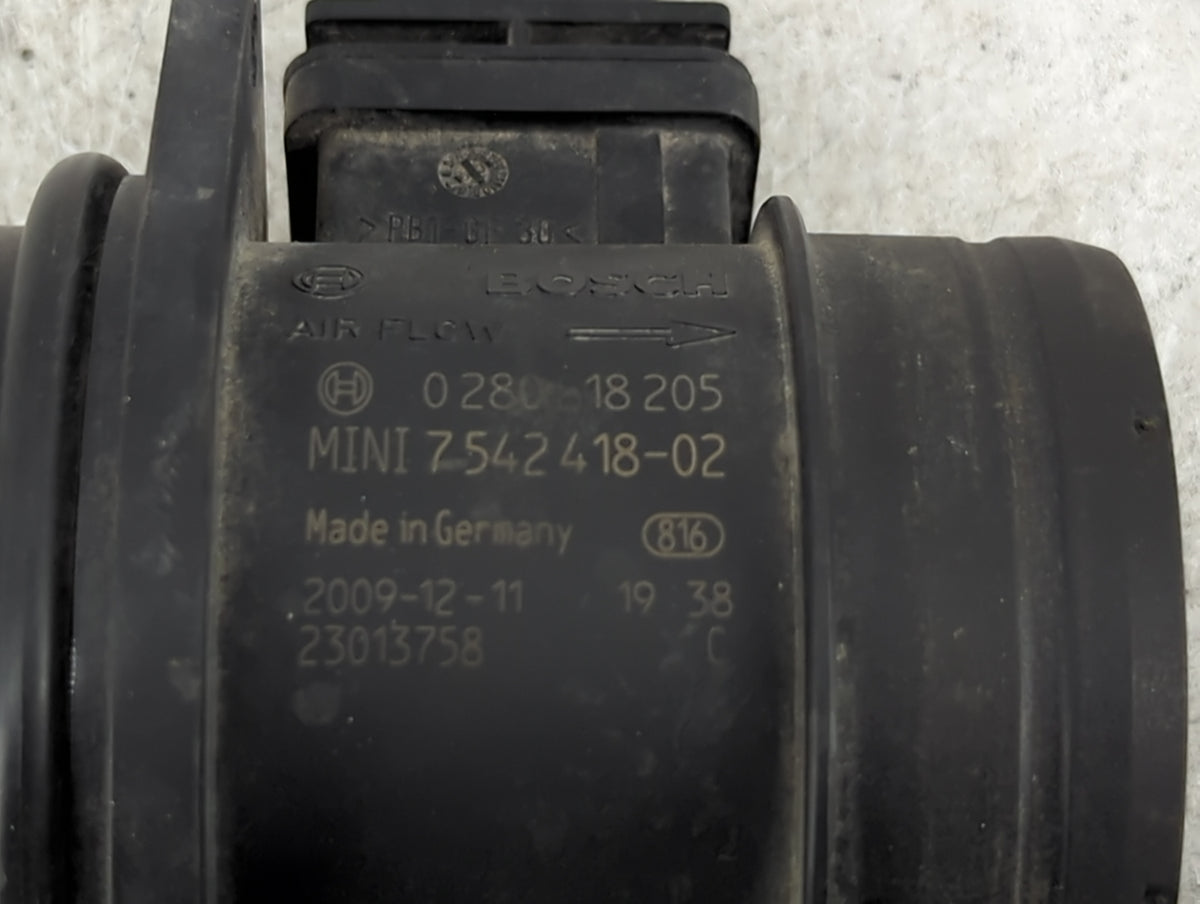 2008-2010 Mini Cooper Mass Air Flow Meter Maf Sensor 1487629 - Oemusedautoparts1.com