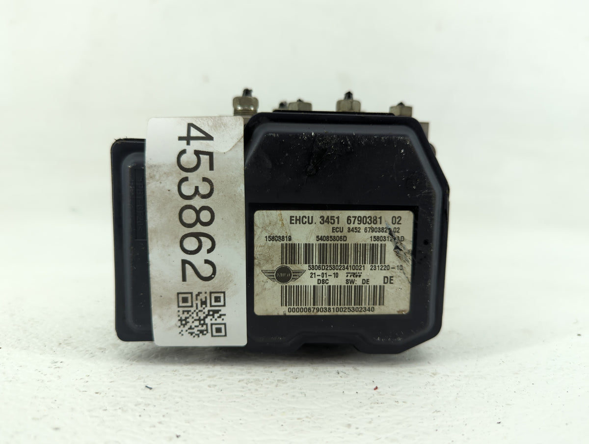 2009-2010 Mini Cooper Anti-Lock Brake ABS Pump Module Actuator OEM P/N:3451 6790381 02 Fits Fits 2009 2010 OEM Used Auto Par