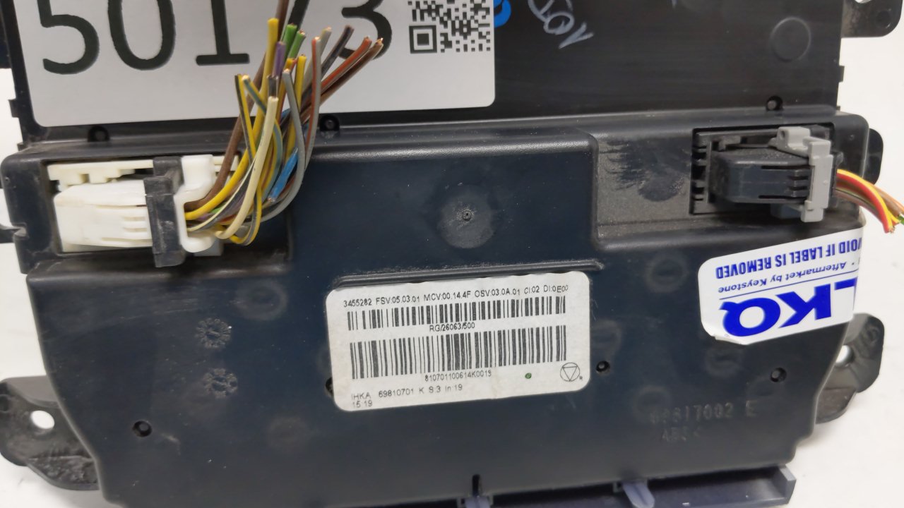 2009-2010 Mini Cooper Climate Control Module Temperature AC/Heater Replacement Fits Fits 2009 2010 OEM Used Auto Parts - Oem