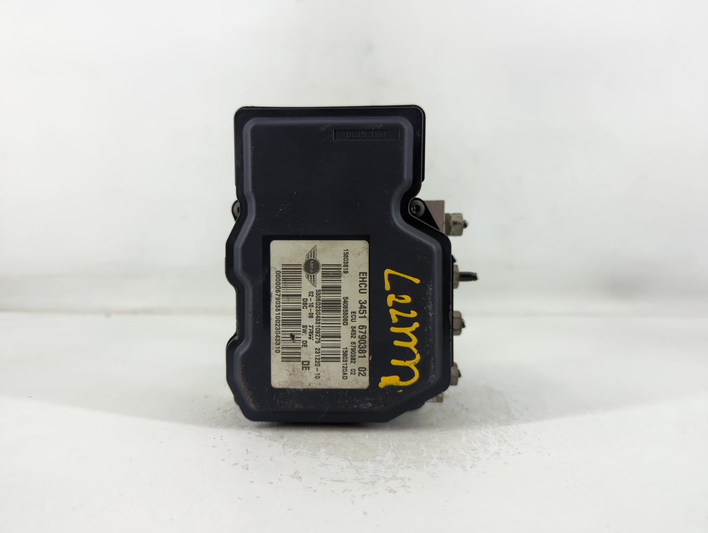 2009-2010 Mini Cooper ABS Pump Control Module Replacement P/N:3451 6790381 02 Fits Fits 2009 2010 OEM Used Auto Parts - Oemu
