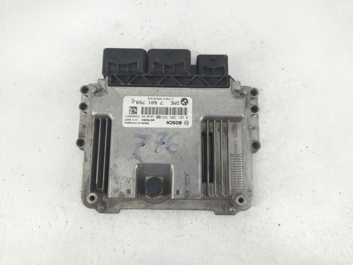 2009-2012 Mini Cooper PCM Engine Control Computer ECU ECM PCU OEM P/N:0 261 S05 793 Fits Fits 2009 2010 2011 2012 OEM Used A