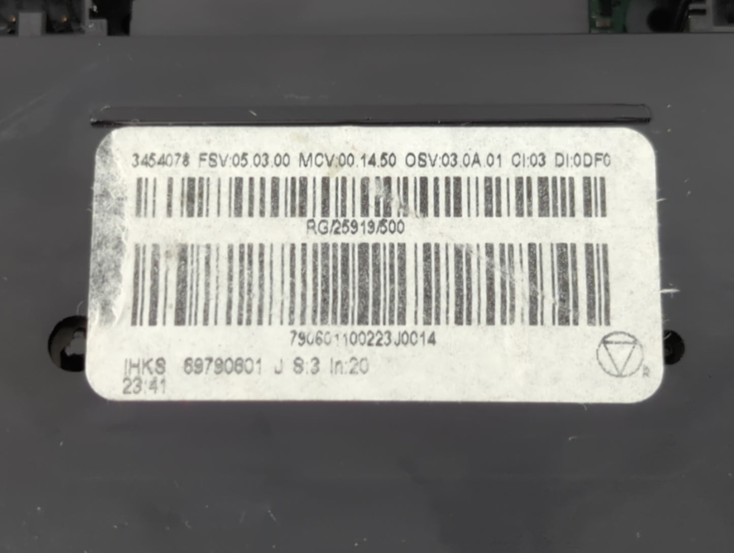 2010 Mini Cooper Clubman Climate Control Module Temperature AC/Heater Replacement P/N:89790601 Fits Fits 2008 2009 OEM Used 