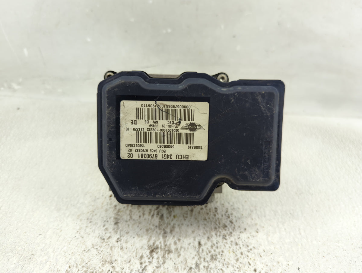 2010 Mini Cooper Clubman Anti-Lock Brake ABS Pump Module Actuator OEM P/N:15803120AD 54085306D, 15803819 Fits Fits 2009 OEM 