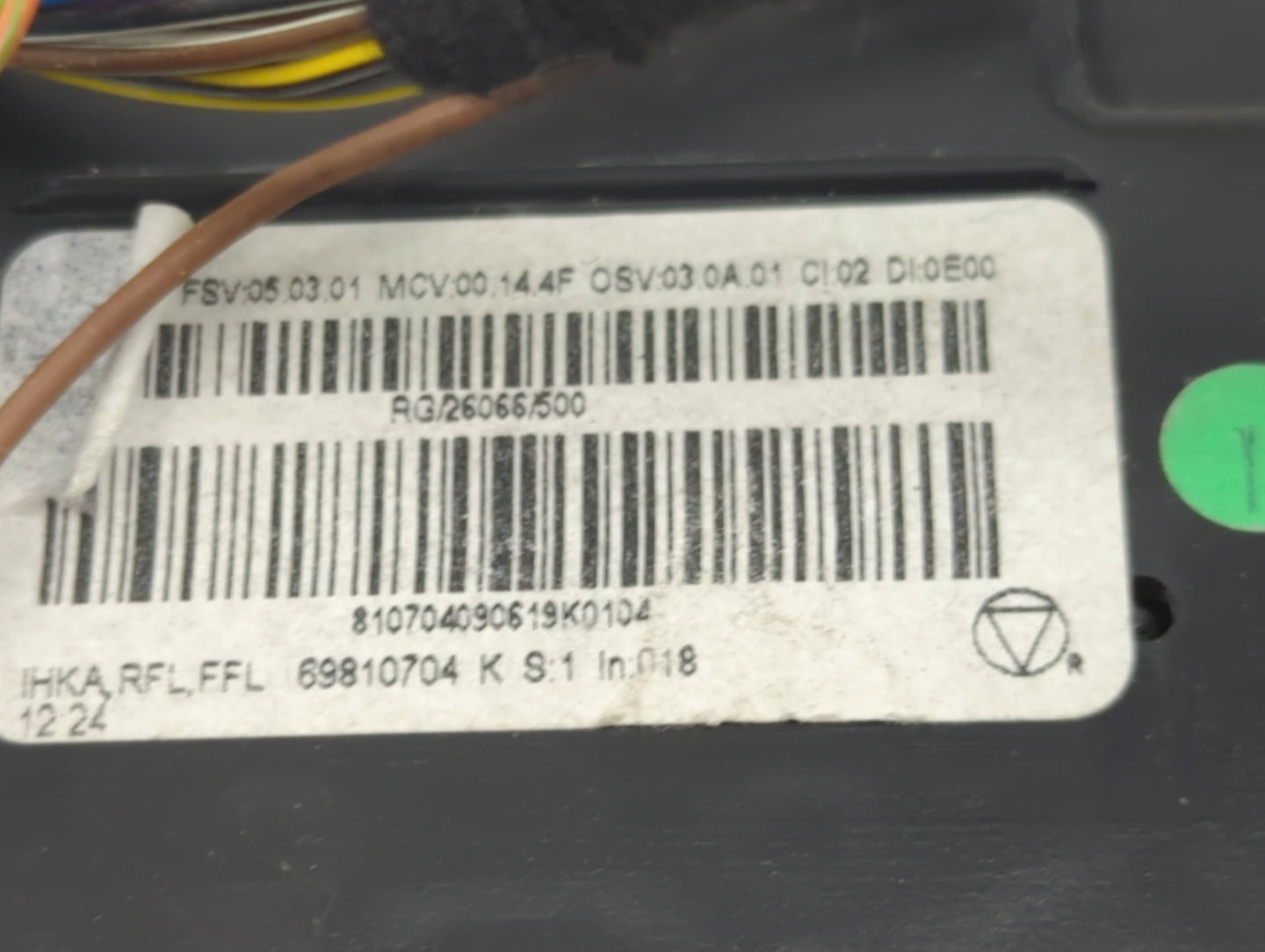2010 Mini Cooper Clubman Climate Control Module Temperature AC/Heater Replacement P/N:3452256 Fits Fits 2009 OEM Used Auto P