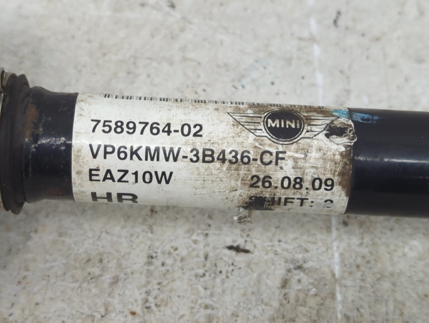 Mini Cooper Clubman Axle Shaft Front Passenger Cv C/v - Oemusedautoparts1.com