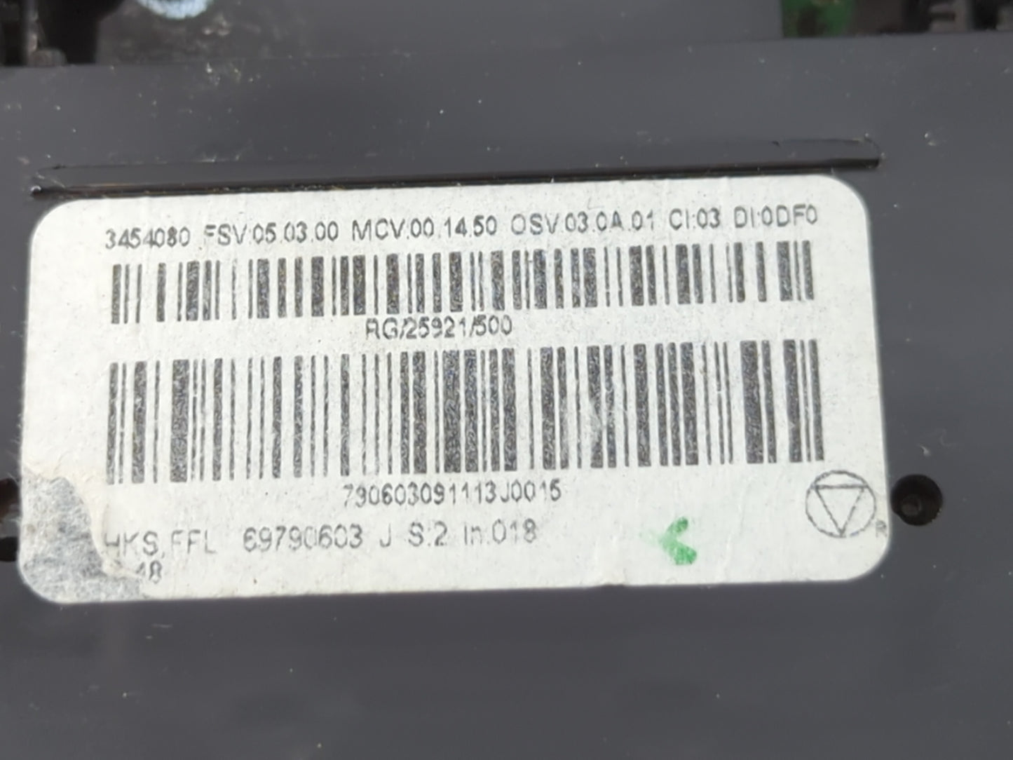 2010 Mini Cooper Clubman Climate Control Module Temperature AC/Heater Replacement P/N:69790603 Fits Fits 2009 OEM Used Auto 