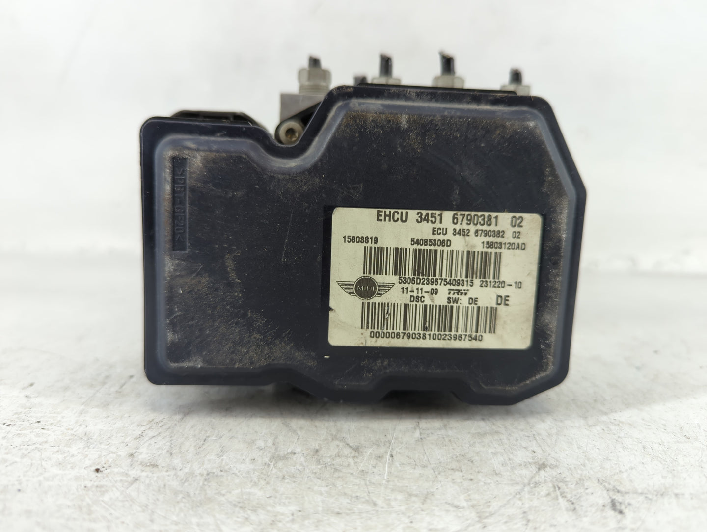 2010 Mini Cooper Clubman ABS Pump Control Module Replacement P/N:3451 6790381 02 Fits Fits 2009 OEM Used Auto Parts - Oemuse