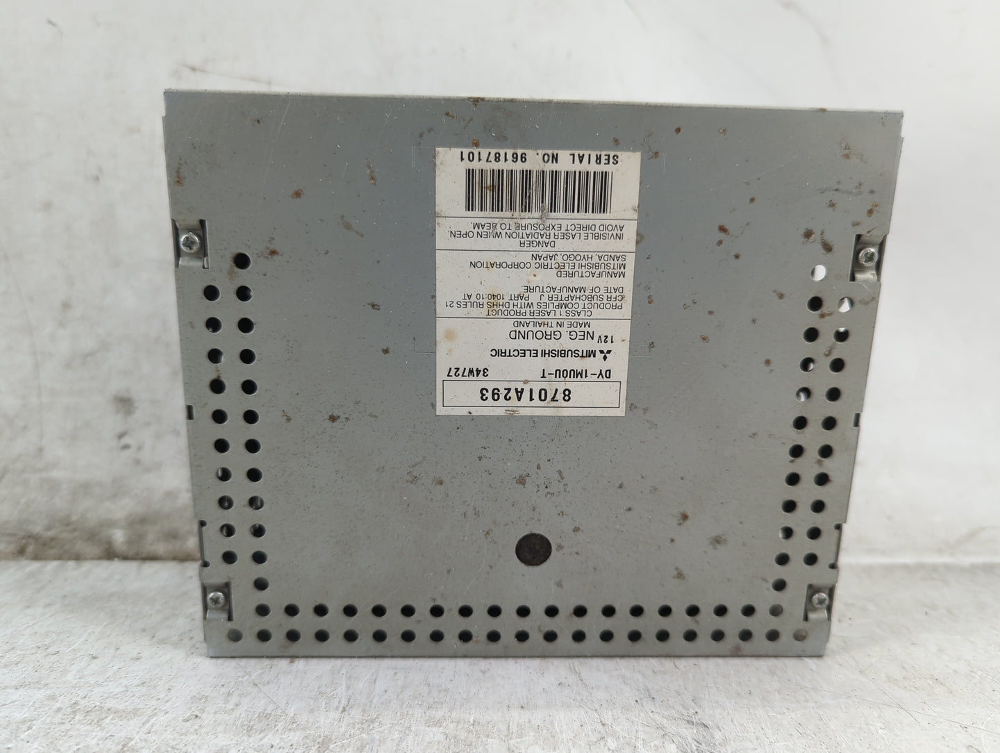 2006-2012 Mitsubishi Galant Radio AM FM Cd Player Receiver Replacement P/N:8701A293 DY-1MUOU-T Fits OEM Used Auto Parts - Oe