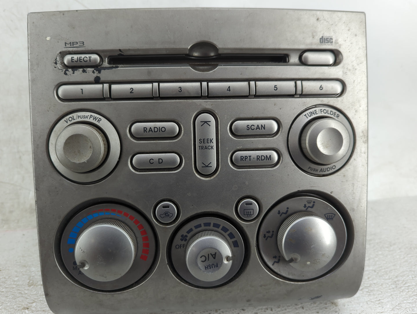 2009-2012 Mitsubishi Galant Radio AM FM Cd Player Receiver Replacement P/N:8002A870HA SW-748G1 Fits Fits 2009 2010 2011 2012