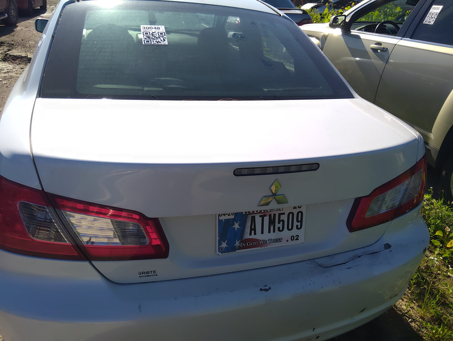 2009-2012 Mitsubishi Galant Trunk/decklid/hatch/tailgate Oem - Oemusedautoparts1.com