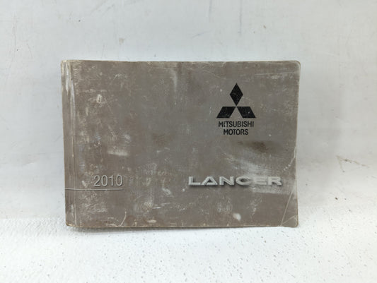 2010 Mitsubishi Lancer Owners Manual Book Guide P/N:9290D326 OEM Used Auto Parts - Oemusedautoparts1.com