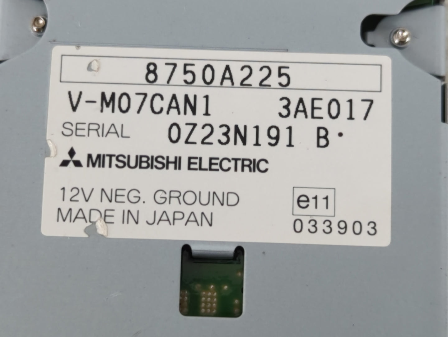 2008-2016 Mitsubishi Lancer Radio AM FM Cd Player Receiver Replacement P/N:8750A225 Fits OEM Used Auto Parts - Oemusedautopa
