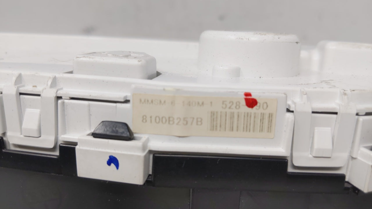 2010 Mitsubishi Outlander Instrument Cluster Speedometer Gauges P/N:8100B257B Fits OEM Used Auto Parts - Oemusedautoparts1.c