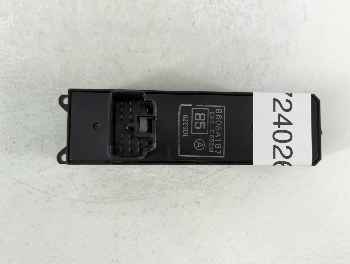 2007-2013 Mitsubishi Outlander Master Power Window Switch Replacement Driver Side Left P/N:C8D-D652M 8608A187 Fits OEM Used 