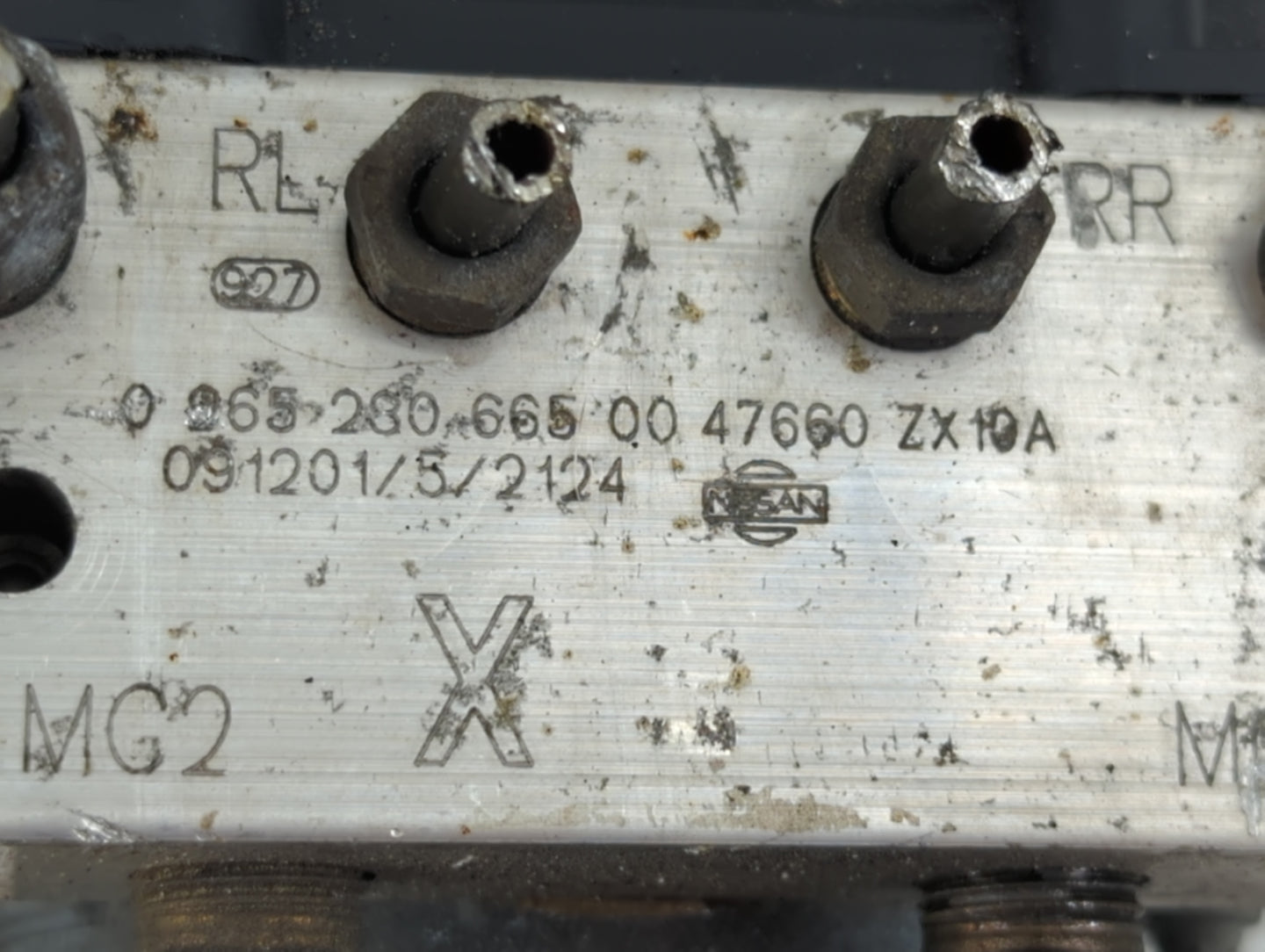 2010 Nissan Altima ABS Pump Control Module Replacement P/N:091201/5/2124 47660 zx10a, 0 265 230 665 00 Fits OEM Used Auto Pa