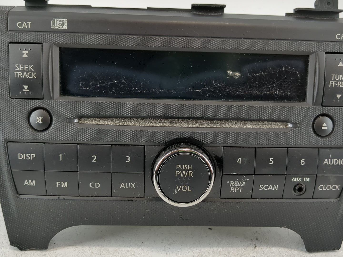 2010-2012 Nissan Altima Radio AM FM Cd Player Receiver Replacement P/N:28185 ZX13A Fits Fits 2010 2011 2012 OEM Used Auto Pa