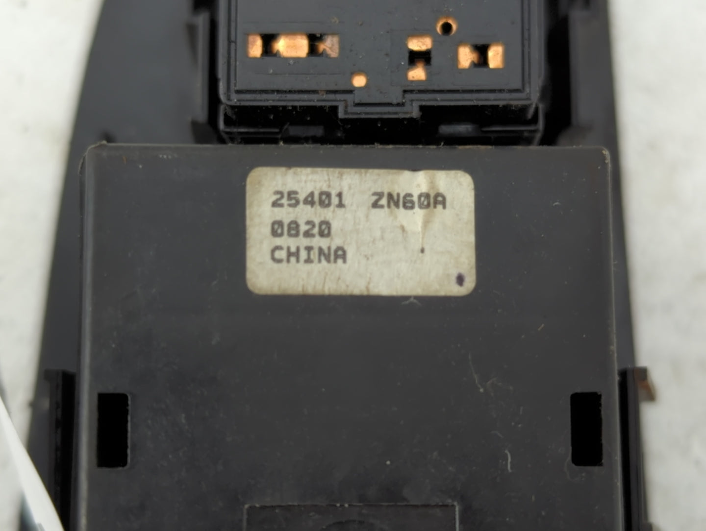 2008-2013 Nissan Altima Master Power Window Switch Replacement Driver Side Left P/N:25401 ZN60A Fits OEM Used Auto Parts - O