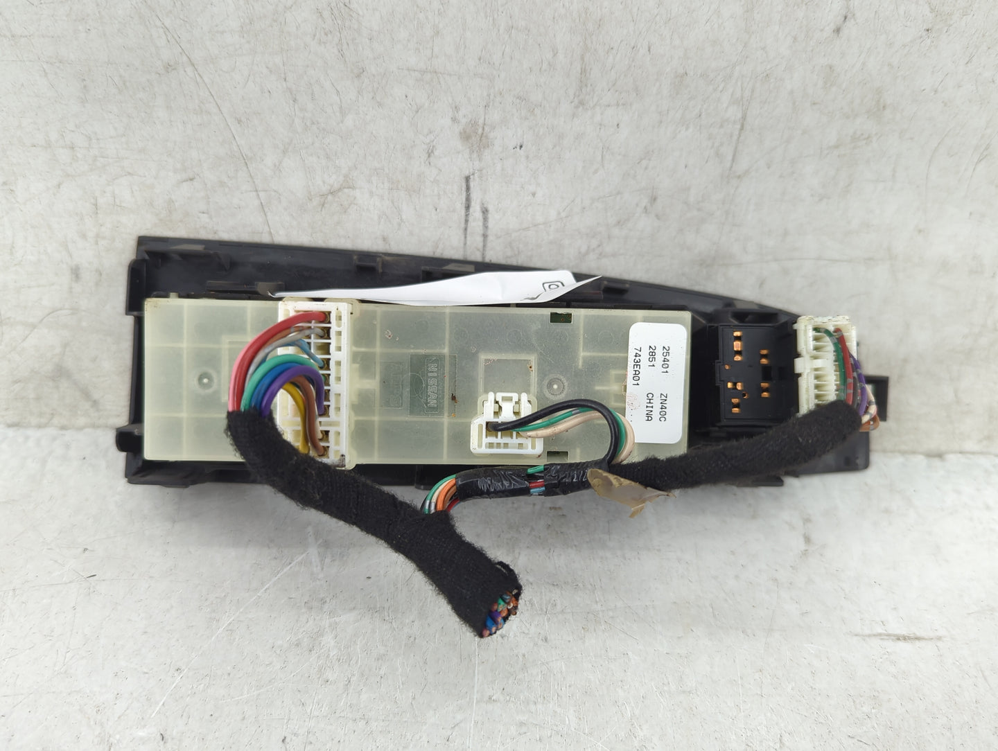 2007-2012 Nissan Altima Master Power Window Switch Replacement Driver Side Left P/N:25401-ZN40C Fits OEM Used Auto Parts - O