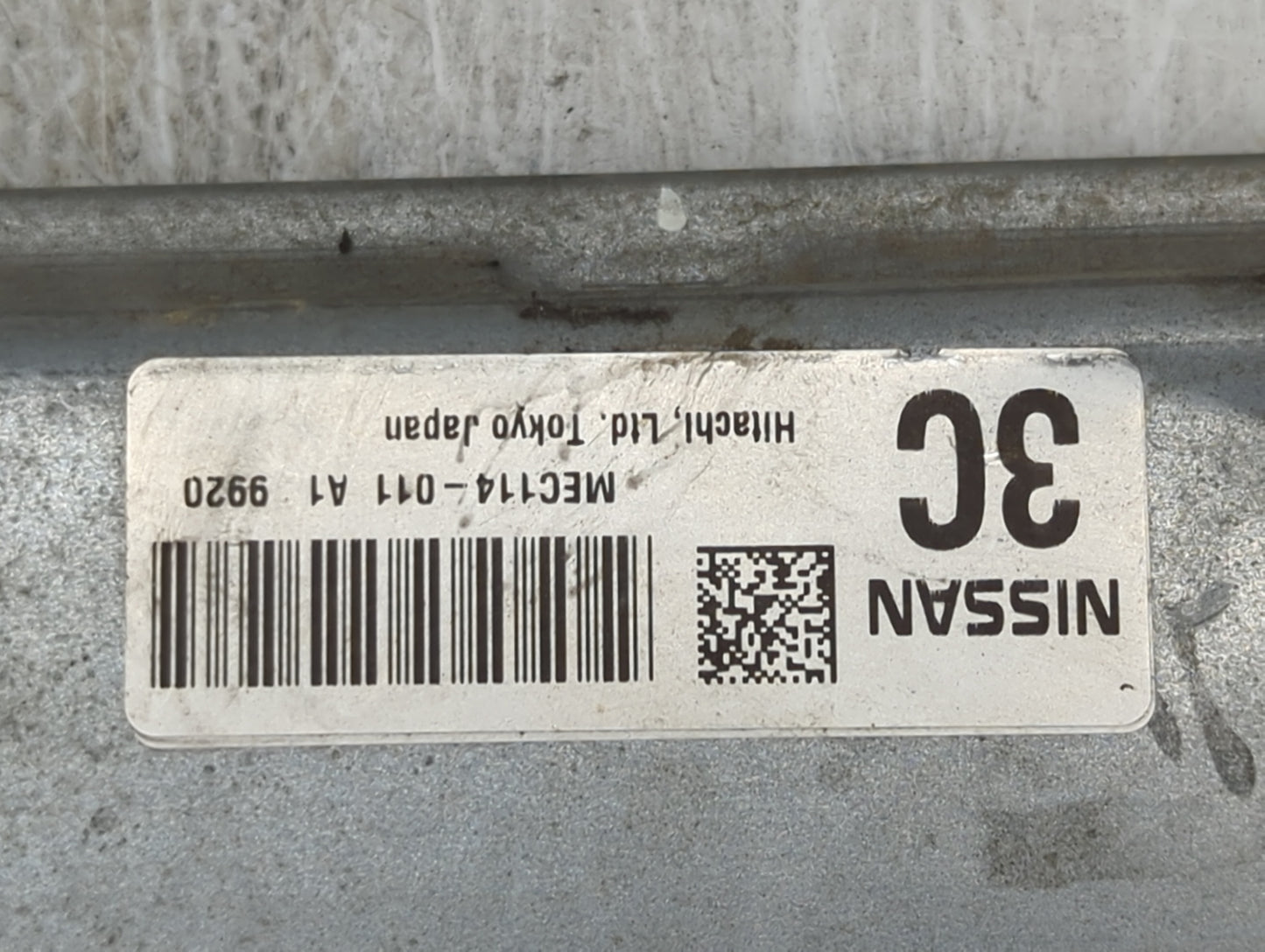 2010 Nissan Altima PCM Engine Control Computer ECU ECM PCU OEM P/N:MEC114-011 A1 Fits OEM Used Auto Parts - Oemusedautoparts