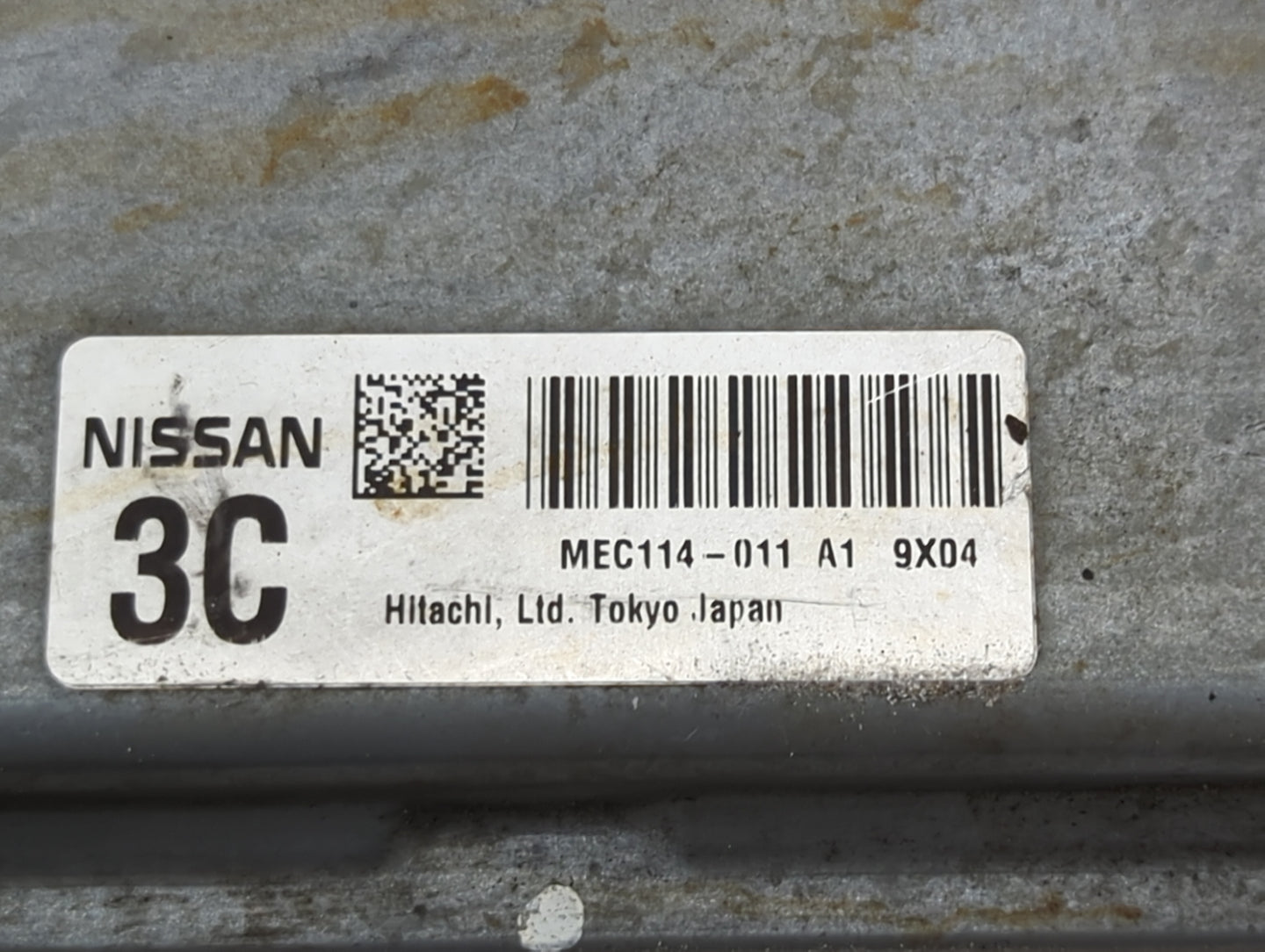 2010 Nissan Altima PCM Engine Control Computer ECU ECM PCU OEM P/N:MEC114-011 A1 Fits OEM Used Auto Parts - Oemusedautoparts